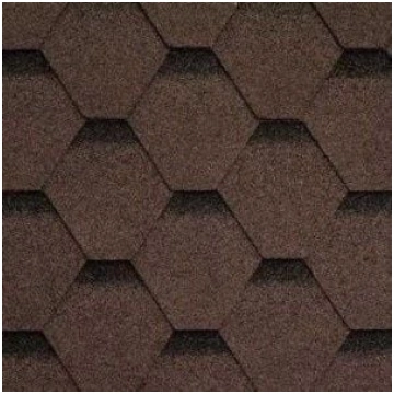 Bitumena dakstiņi (šindeļi) MIDA ROCK HEXAGONAL 68