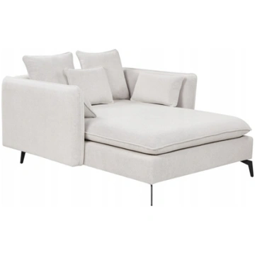 Beliani Szezlong jasnobeowy CHARMES 430717 Bel