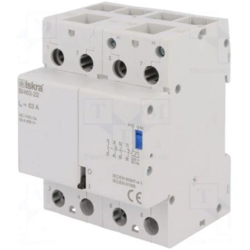 Relay: installation | bistable,impulse | NC x2 + N