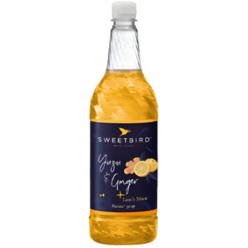 Sweetbird Fusions+ Yuzu & Ginger sīrups ar lauvask