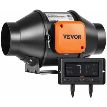VEVOR 102mm Klusais Kanāla Ventilators ar EC Motor