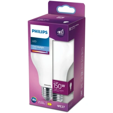 PHILIPS LED stikla 150W A67 E27 Ļoti auksti balta 