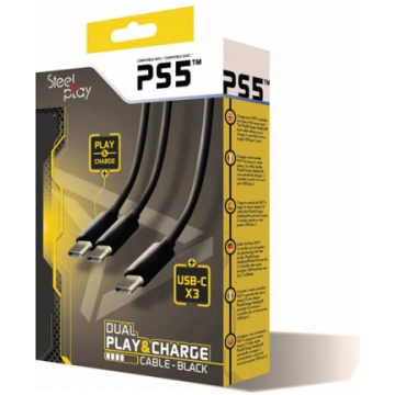 Steelplay Dual Play & Charge Cable For Controllers