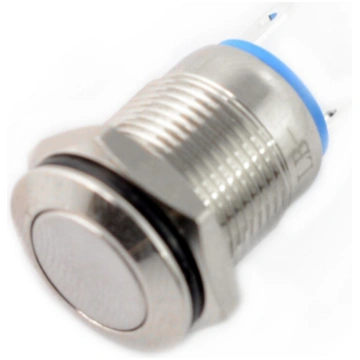 ON-OFF switch monostable - PBW-12B - 2A 250V flat 