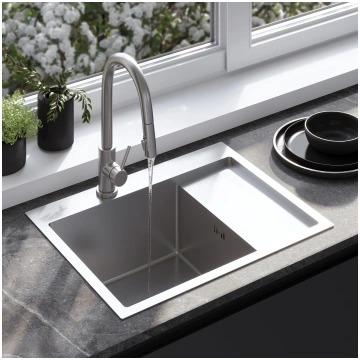 without kitchen faucet Rea