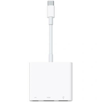 Apple USB-C Digital AV Multiport, balta - Adapteri