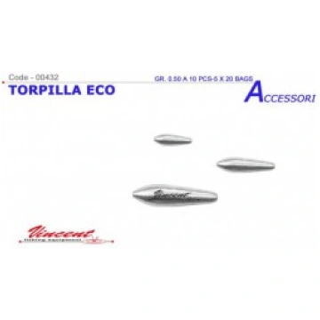 Vincent torpilla piombo eco gr 1,75