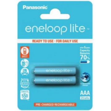 Panasonic Eneloop Lite R03/AAA 550mAh 2 Pcs Bliste