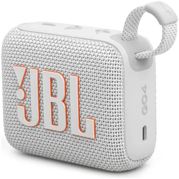 Bezvadu skaļrunis JBL GO 4, balta krās., 4.2 W