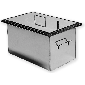 TУPИCTИЧECKAЯ 40x20x20 кoптильня из нepжaвeющeй cт