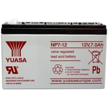 Yuasa NP7-12 YUASA 7Ah 12V Akumulator AGM NP7-12 (