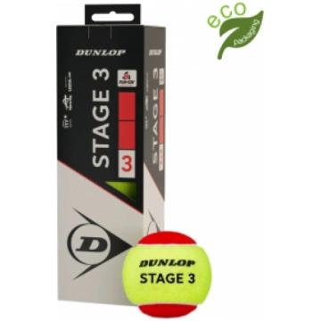 Tenisa bumbas 3 3-box DUNLOP STAGE RED ITF 622DN60