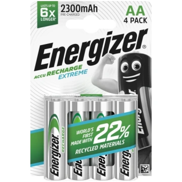 Energizer Recharge Extreme Eco AA 2300mAh 4 gab