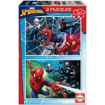 Puzzle 2x100 Spiderman II Educa