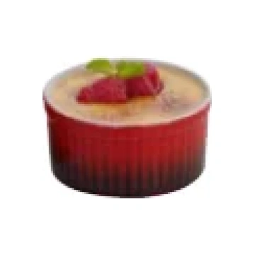 Trauks creme brule, 2gab, sarkans, D-9 cm, H-5 cm
