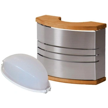 Harvia saunas lampa ar nerūsējoša tērauda aizsargu