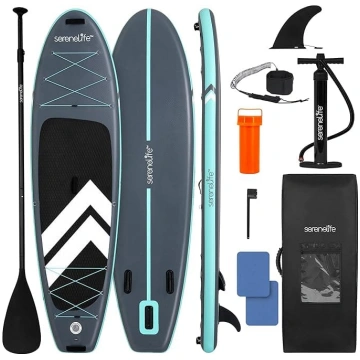 SereneLife Stand Up Paddling Board Aufblasbar, SUP