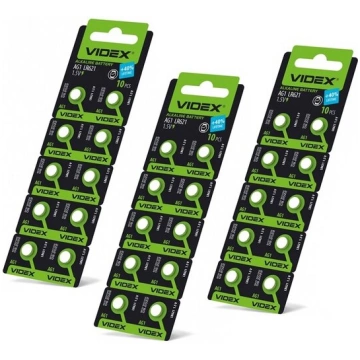 Baterija Videx AG1 / LR621 Alkaline, 14mAh, 1.5V, 