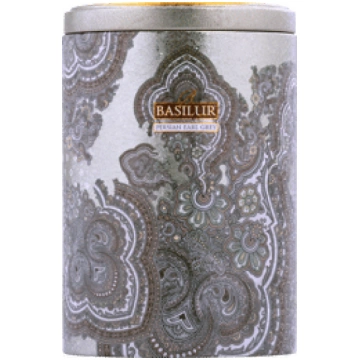 Melnā tēja BASILUR Earl Grey 100g metāla bundžā