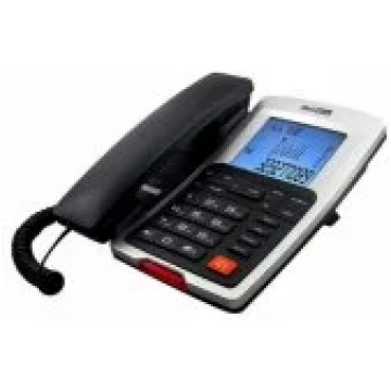 Maxcom KXT 709 Black/ Silver Stacionārais telefons