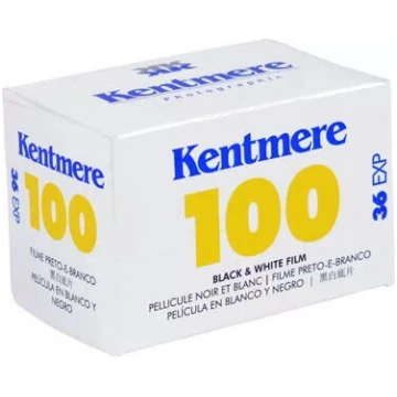 Filma Kentmere 100/36 melnbalta negatīvfilma ISO 1