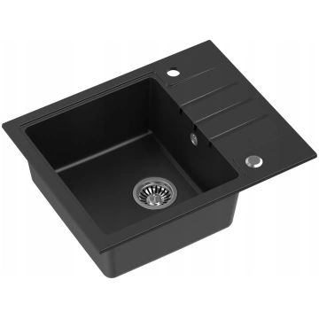 QUADRON PETER 116 granite sink Steingran black wit