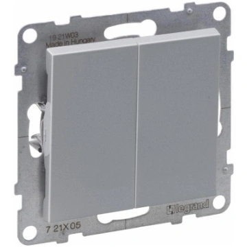 SUNO alum slēdzis 1+1 LEGRAND EB619988731