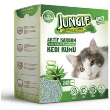 Pelagos JUNGLE CAT LITTER ACTIVE KARBON ALOE VERA 