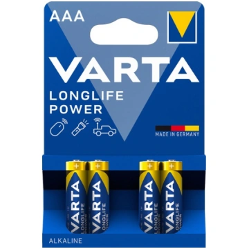 4903/4 AAA baterijas VARTA Longlife Power Alkaline