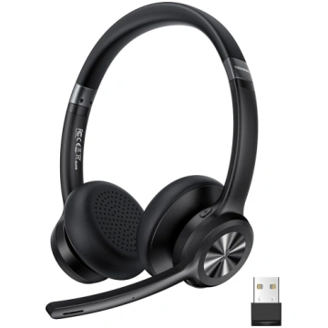 TechRise V5.2 Bluetooth austiņas ar mikrofonu, bez