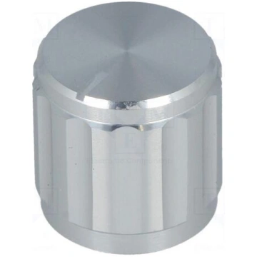 Knob | with pointer | aluminium | Øshaft: 6.35mm |