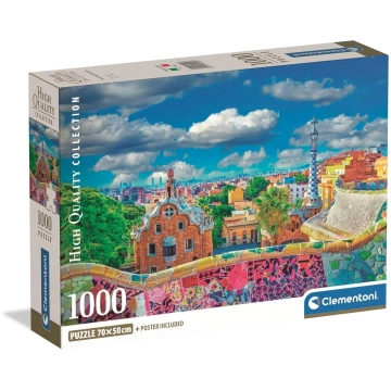 CLEMENTONI puzle Park Güell, Barcelona, 1000 gab.,