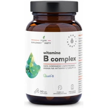AURA HERBALS B vitamīnu komplekss (90 kapsulas)