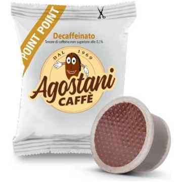 50 capsule Caffè Agostani Point DECAFFEINATO compa
