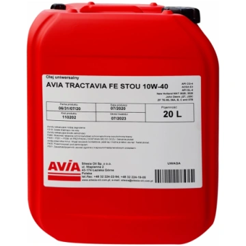 Motor, hidro transmisijas eļļa AVIA Tractavia FE S