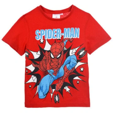 Zirnekļcilvēka bērnu īsais T krekls, 128 cm Spider