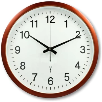 CLOXON Radio sienas pulkstenis Koka izskats Dzīvoj