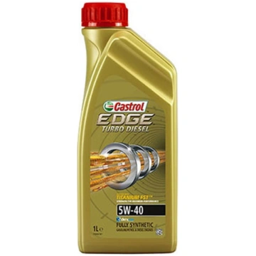 Motoreļļa CASTROL EDGE Turbo Diesel 5W-40, 1L EDTI