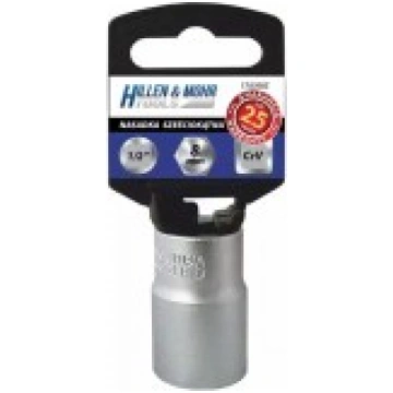 Seškanšu mucina 1/2" 13 mm plastmasas turetajs DED