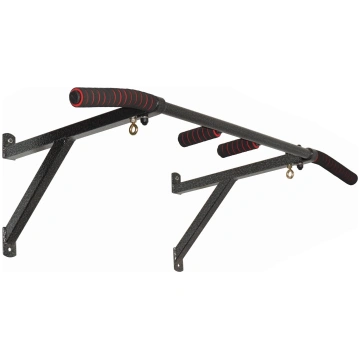 Wall Mounted Pull-Up Bar SANRO PR-1 Black, up to 2