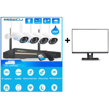 Videonovērošanas sistēma, MISECU 3MP HD Wireless C