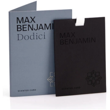 Max Benjamin Dodici smaržu karte ar dekoratīvu len
