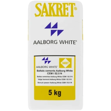 Baltais cements Sakret, 52.5 R, 5 kg