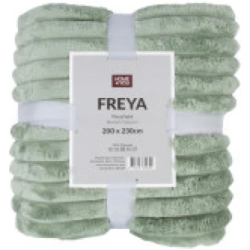 Pleds FREYA XL 200x230cm, gaiši zaļš Home4you 8543