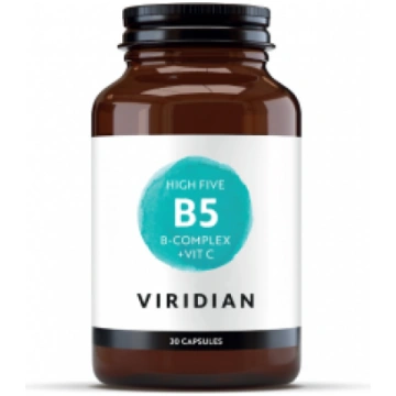 VIRIDIAN B5 B-Complex + Vit C, 30 kapsulas