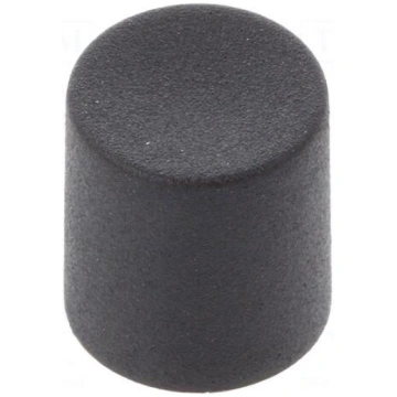 Knob: slider | Colour: black | Ø8.2x8.9mm | Mat: n