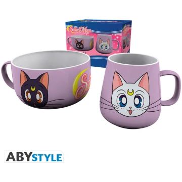 Sailor Moon Breakfast Set Mug + Bowl - Luna & Arte