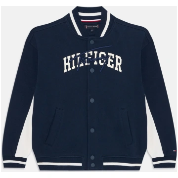 Tommy Hilfiger mixed graphic bomber jacket