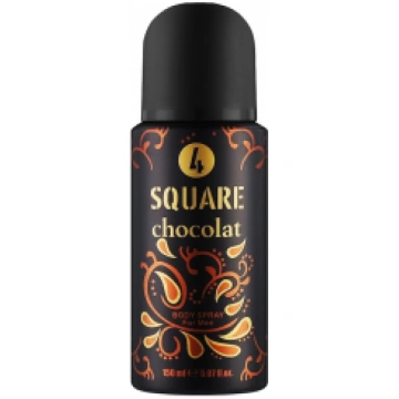 4 SQUARE Chocolat Ķermeņa sprejs vīriešiem, 150 ml