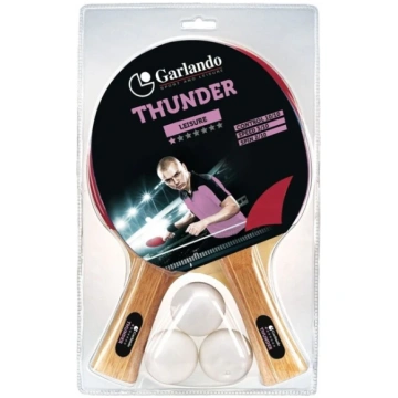 SET GARLANDO THUNDER 2 RACCHETTE 1 STELLA, 3 PALLI
